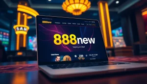 Engaging online gambling interface of 888new showcasing vibrant games and secure USDT transactions.