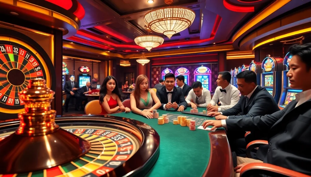 Experience the thrill of rr88it.com with vibrant casino games featuring roulette and poker.