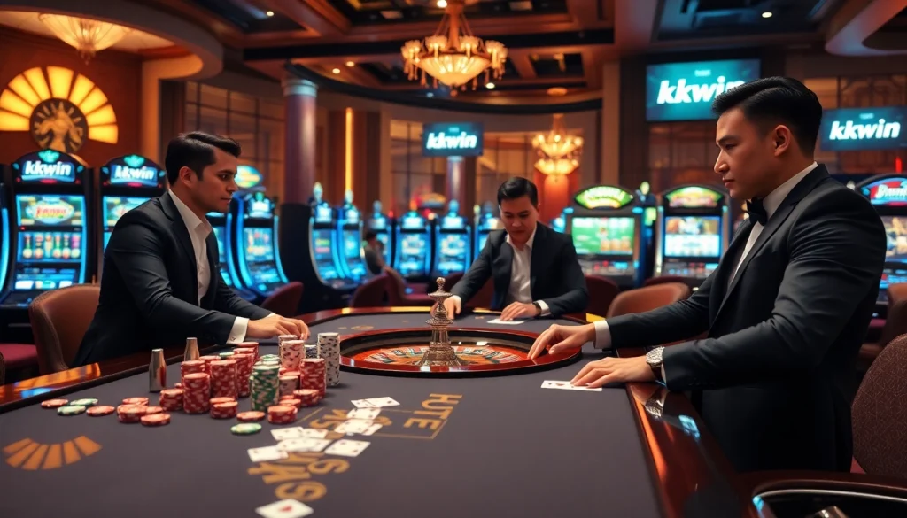 Experience exhilarating casino excitement with https://kkwin.diy/ reflecting high-stakes poker and roulette action.