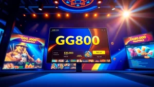 Engaging online casino interface of GG88 COM showcasing thrilling games and vibrant promotions.