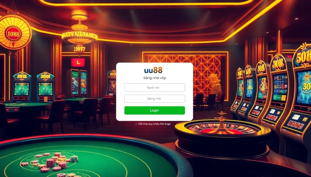 Login to uu88 đăng nhập at an exciting online casino with vibrant games and sleek interfaces.
