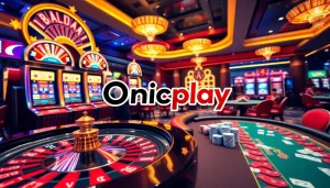 Experience excitement at Onicplay with vibrant casino games and thrilling betting action.
