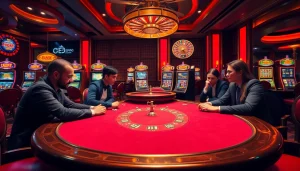 Experience excitement at https://co88.vin/, featuring players at a poker table in a vibrant casino.