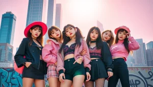 Engaging portrait of blackpink members showcasing their unique styles and vibrant personalities.