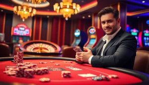 Experience thrilling gameplay at tt88 casino tables with vibrant poker chips and neon lights.