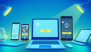 InstaPro app interface illustration featuring enhanced Instagram functionalities for user engagement.