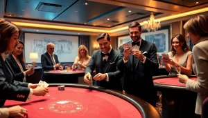 Experience house extension construction while playing poker at a luxurious casino table.