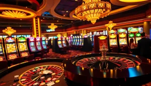Experience high-stakes gameplay at topclub with thrilling roulette and vibrant casino visuals.