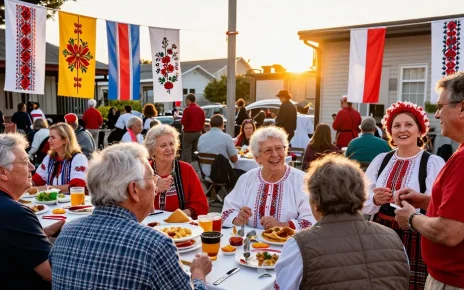 Community celebration among Polish residents in San Francisco at https://www.sfpol.com/, showcasing cultural heritage and unity.